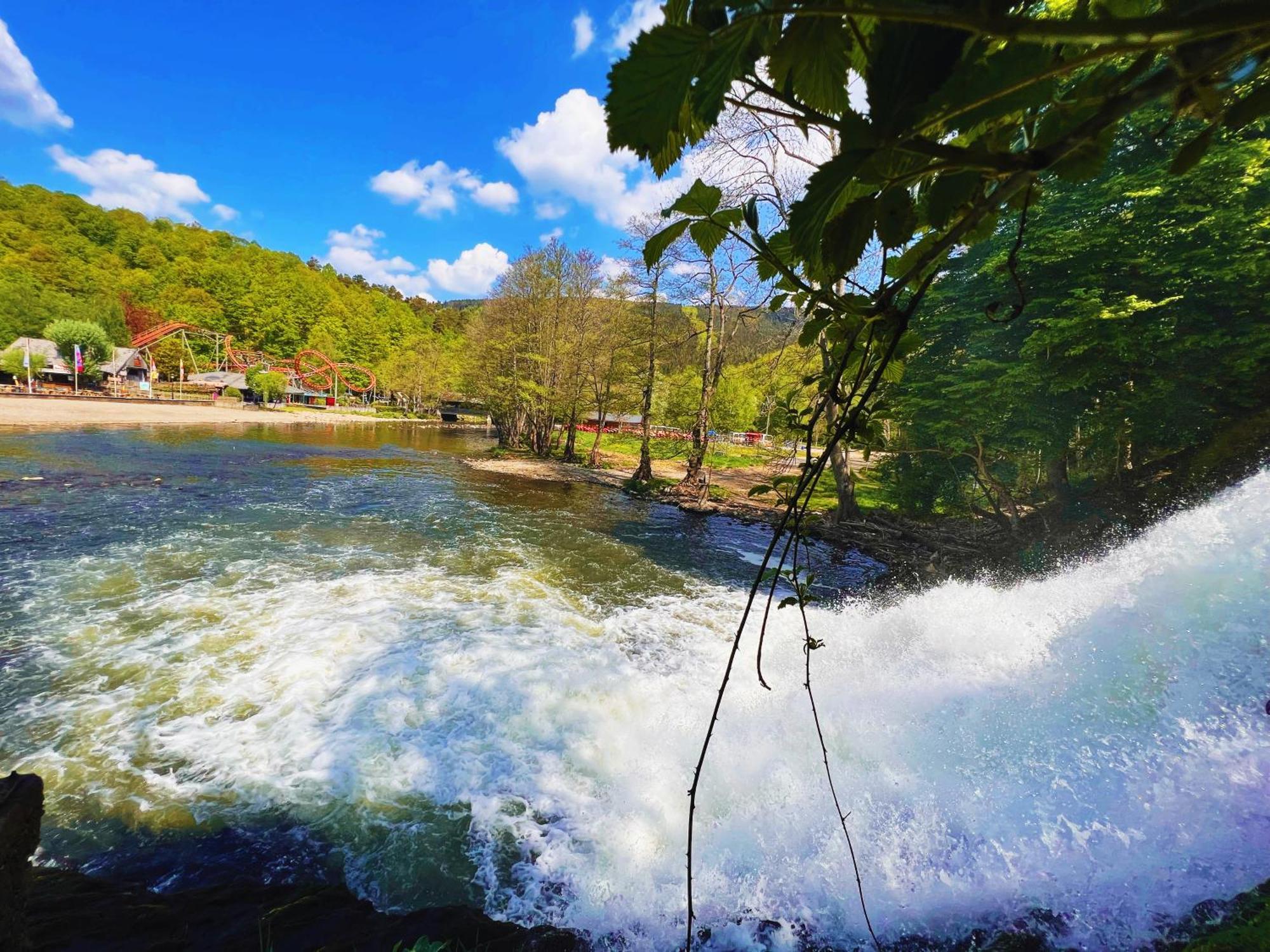 Au Sommet De La Cascade Hotel Stavelot Bagian luar foto